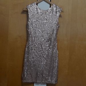 Gold Sequin Dress